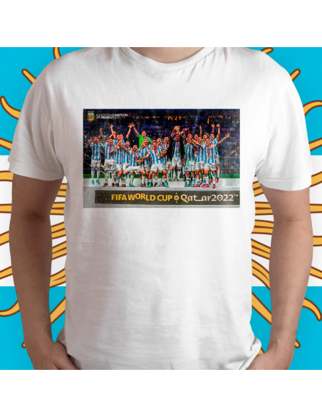 Argentina Campeón del Mundo Qatar 2022 -Remeras 2