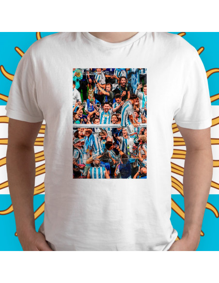 Argentina Campeón del Mundo Qatar 2022 -Remeras 2
