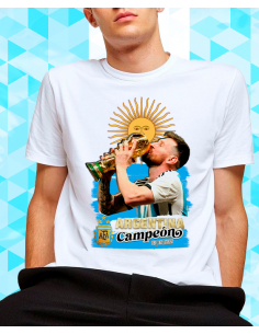 Remera Argentina Campeón...