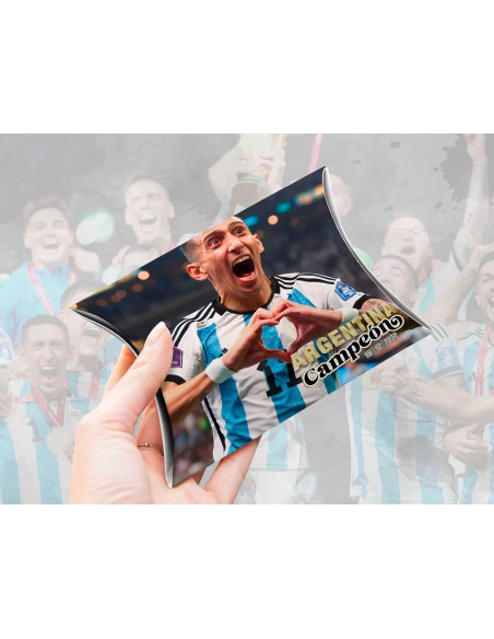 Caja almohada Argentina Campeón