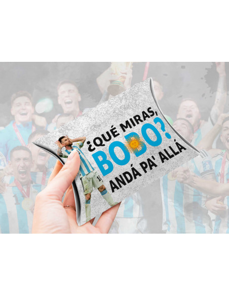 Caja almohada Argentina Campeón