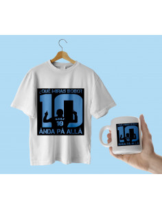 Remera taza que mira bobo