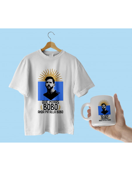 Remera taza que mira bobo