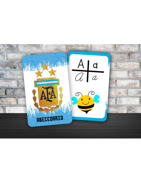 TABLA DE MULTIPLICAR Y ABECEDARIO ARGENTINA CAMPEON