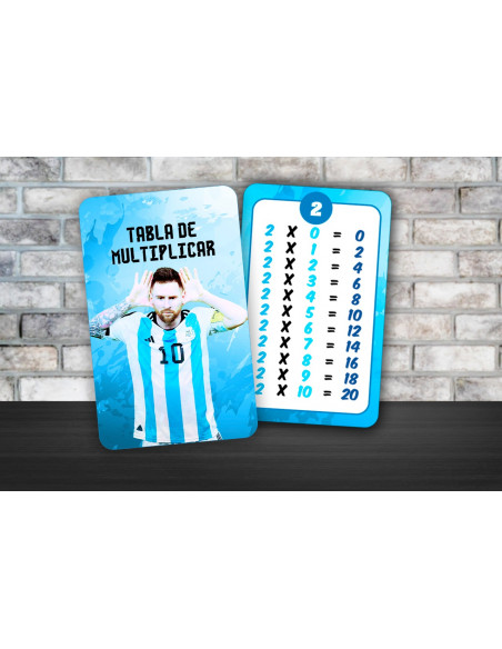 TABLA DE MULTIPLICAR Y ABECEDARIO ARGENTINA CAMPEON