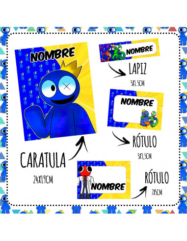 ETIQUETAS ESCOLARES PACK 8