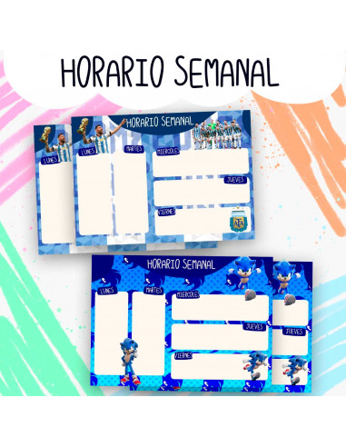 HORARIO SEMANAL PACK 3 HORARIO SEMANAL PACK 3