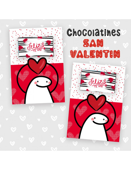 Chocolatines san Valentín flork