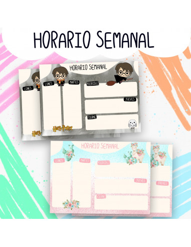 HORARIO SEMANAL PACK 4