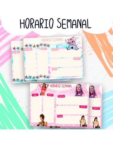 HORARIO SEMANAL PACK 4