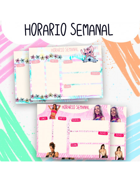 HORARIO SEMANAL PACK 4
