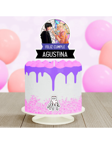 Topper Torta Merlina 2