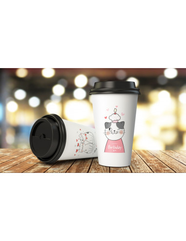 Mockup/plantilla Psd Photoshop Vaso...