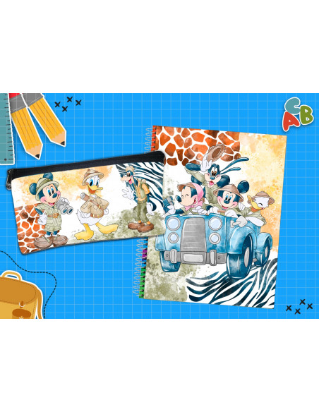 CARTUCHERA + TAPA CUADERNO PACK 3