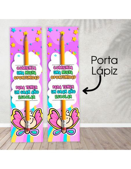 Porta lapiz vuelta al cole