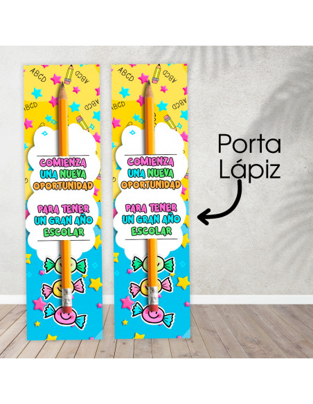 Porta lapiz vuelta al cole