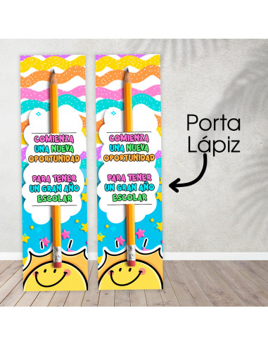 Porta lapiz vuelta al cole