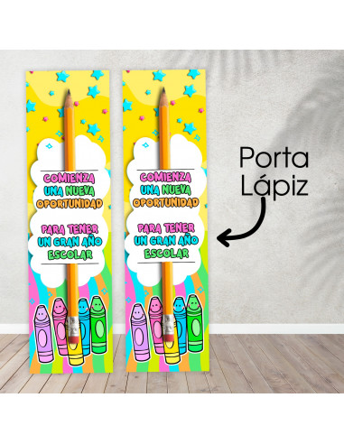 Porta lapiz vuelta al cole
