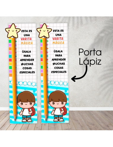 Porta lápiz vuelta al cole
