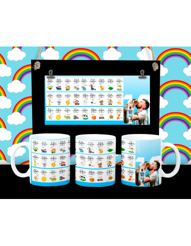 copy of Taza infantiles tabla pack 2