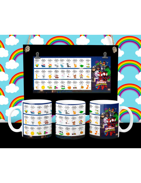 copy of Taza infantiles tabla pack 2