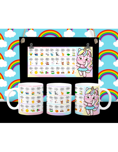 copy of Taza infantiles tabla pack 2