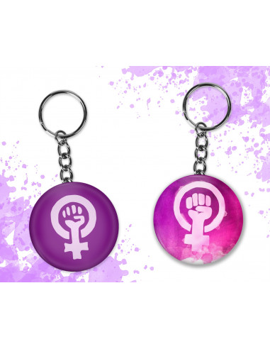 Llaveros 8 Marzo Mujeres