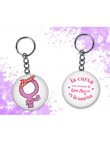Llaveros 8 Marzo Mujeres