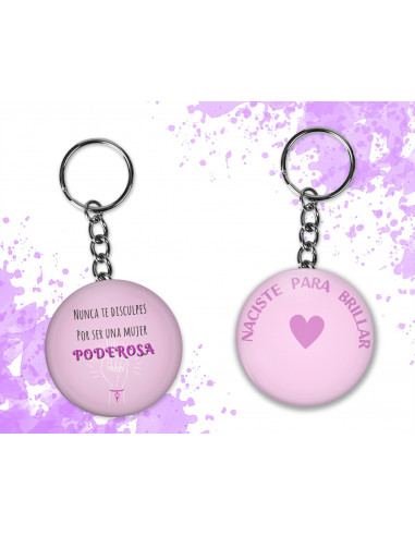 Llaveros 8 Marzo Mujeres