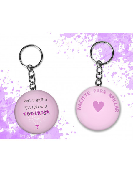 Llaveros 8 Marzo Mujeres