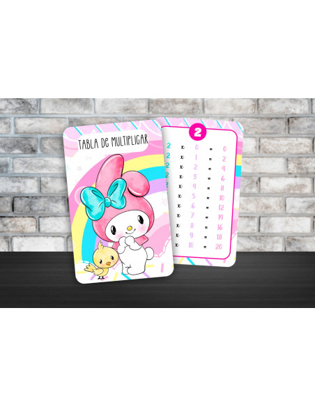 copy of TABLA DE MULTIPLICAR Y ABECEDARIO PACK 6
