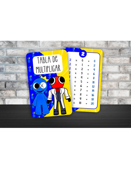 copy of TABLA DE MULTIPLICAR Y ABECEDARIO PACK 6