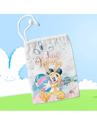 TAZA +BOLSITAS PASCUA MICKEY MINNIE