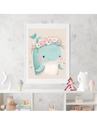 Cuadros animalitos florales pack 2 Cuadros animalitos florales pack 2