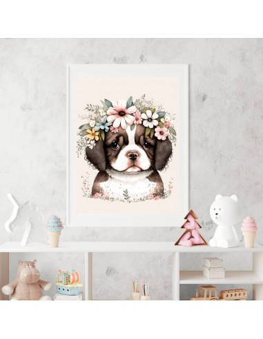 Cuadros animalitos florales pack 2 Cuadros animalitos florales pack 2