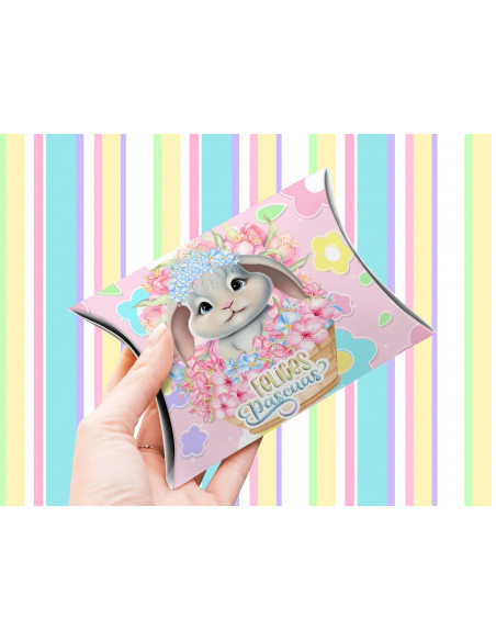 CAJA ALMOHADA + ALMOHADONES BOLSILLO PASCUA