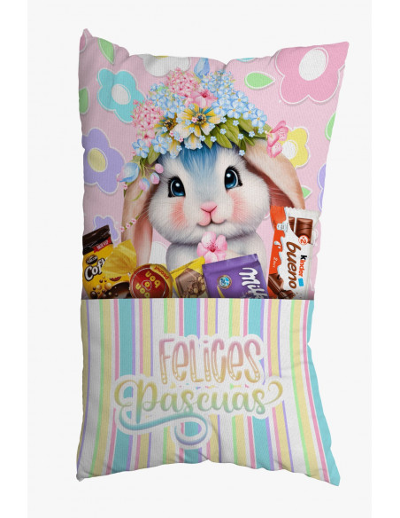 CAJA ALMOHADA + ALMOHADONES BOLSILLO PASCUA