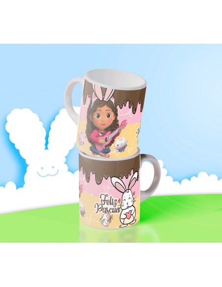 TAZAS PERSONAJES PASCUA