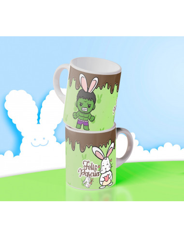 TAZAS PERSONAJES PASCUA
