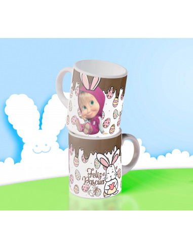 TAZAS PERSONAJES PASCUA