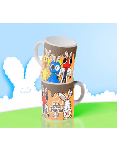 TAZAS PERSONAJES PASCUA