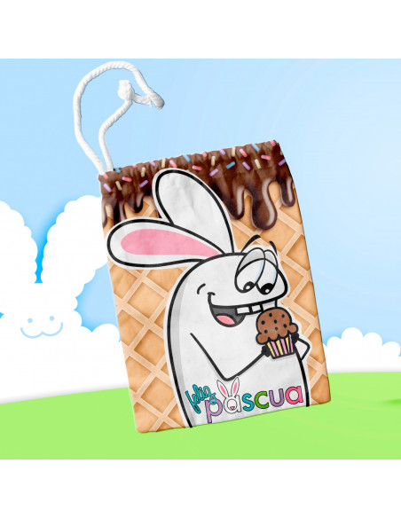 TAZA +BOLSITAS PASCUA FLORK