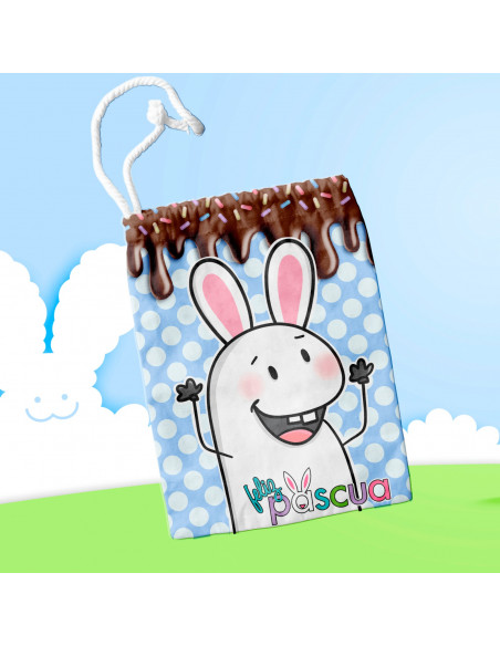TAZA +BOLSITAS PASCUA FLORK
