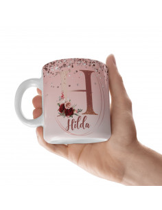 Iniciales Rosa gold