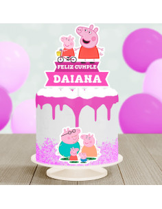 Topper Torta Peppa