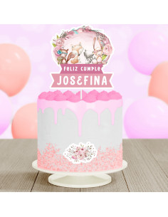Topper Torta Animalitos del...