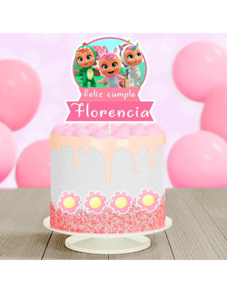 Topper Torta Bebes Llorones