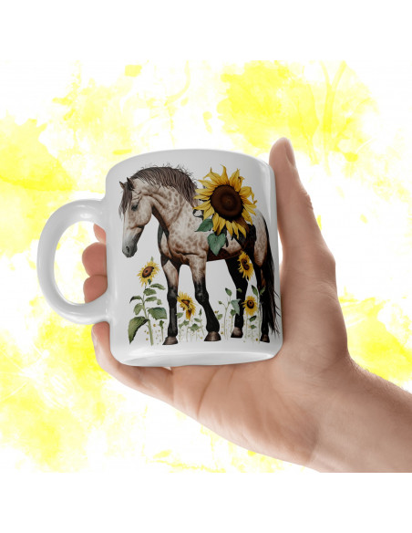 Tazas Girasoles + 25 Cliparts