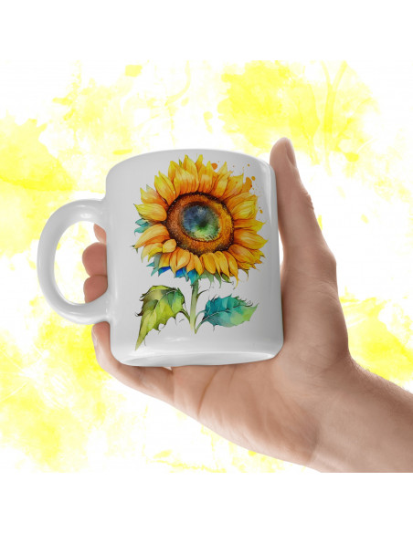 Tazas Girasoles + 25 Cliparts