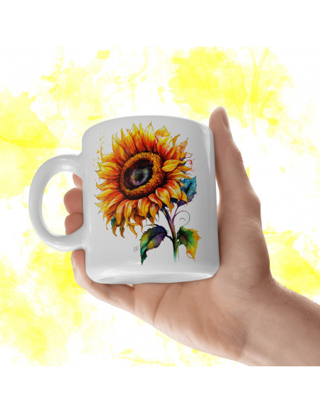 Tazas Girasoles + 25 Cliparts